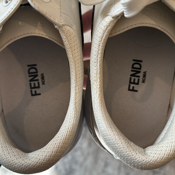 Fendi FF Canvas Low-Top Sneakers. - Picture 8 of 10